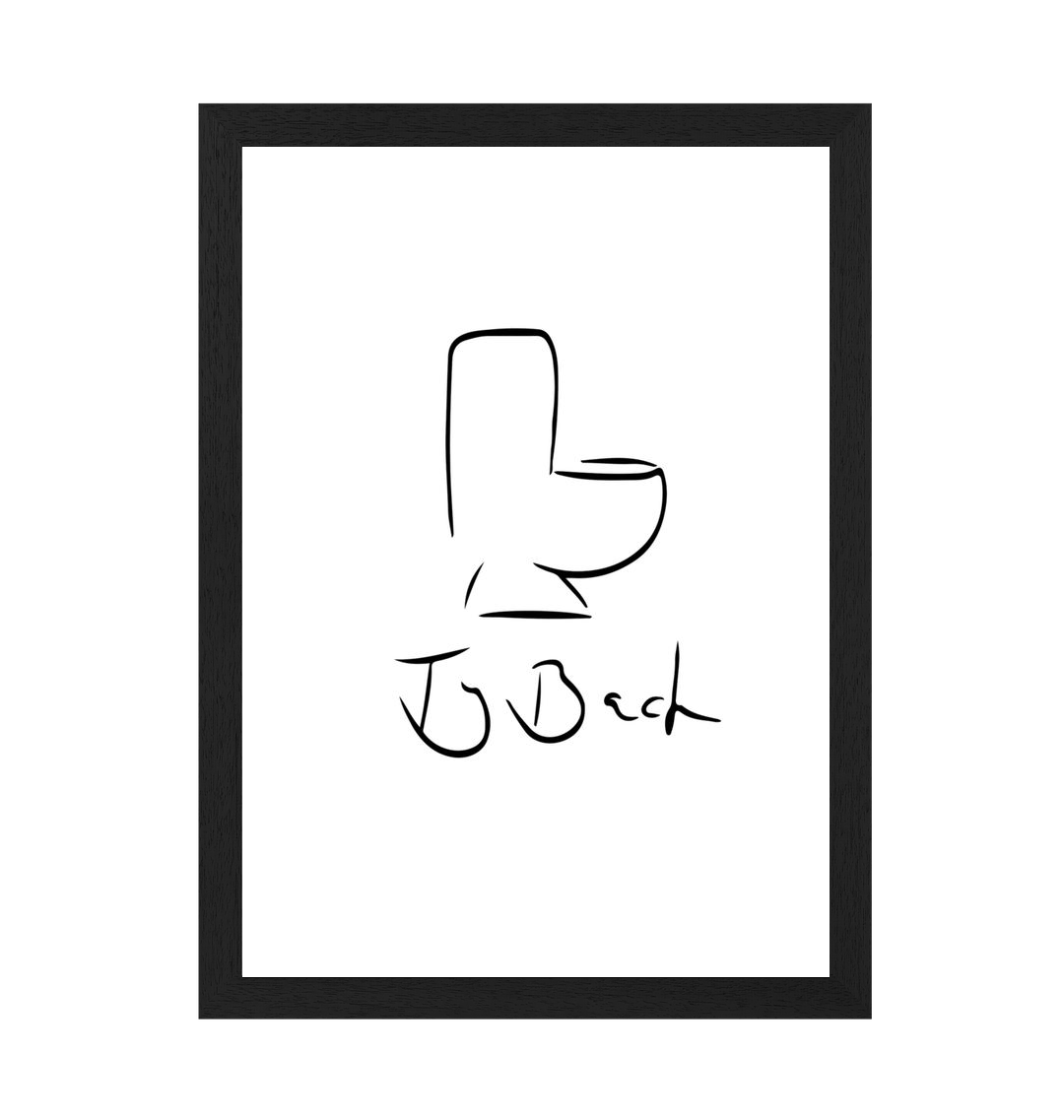 Black Frame Canvas Print