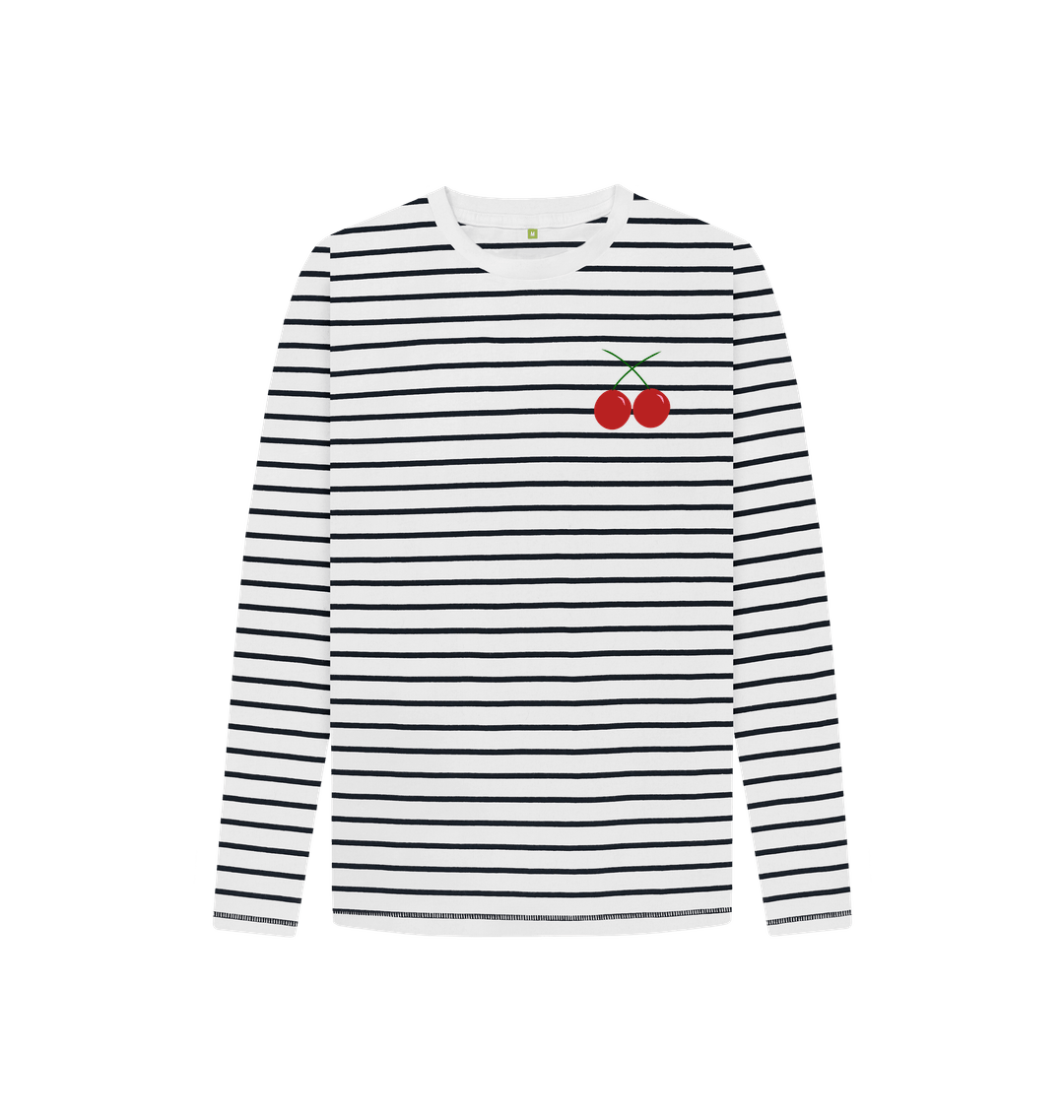 Navy Stripes Printed Kids T-Shirt