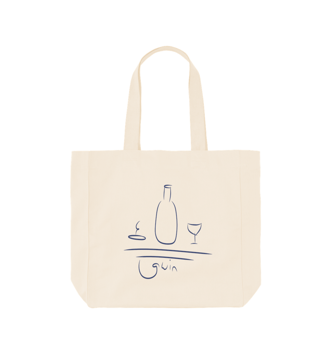 Natural Printed Bag